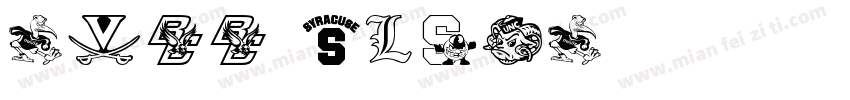 NCAA Seton字体转换